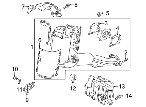 2019 Mazda CX-5 Exhaust Manifold Diagram