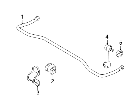 2011 Mazda 6 Stabilizer Bar & Components Diagram