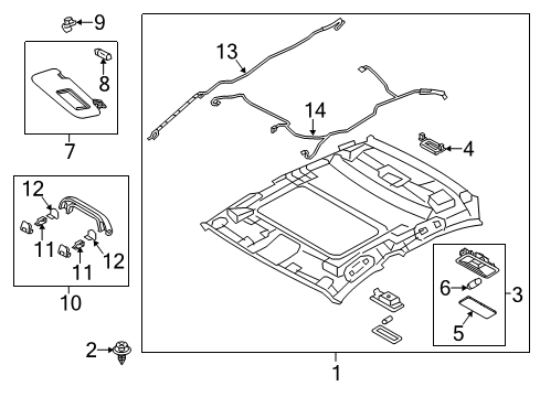 2017 Mazda 3 Antenna Cable Diagram for BABF-66-F40