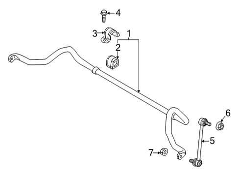 2024 Mazda CX-30 Stabilizer Bar & Components
