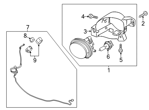 2012 Mazda 3 Bulbs Diagram