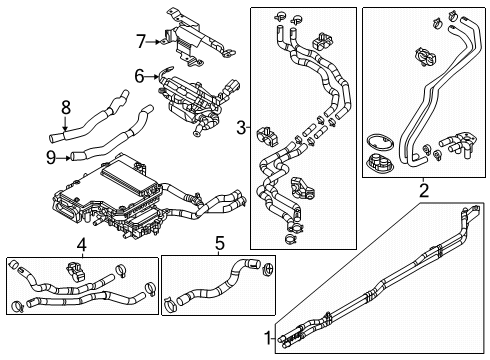2025 Mazda CX-70 Inverter Cooling Components