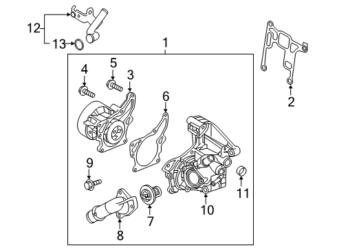 2019 Mazda CX-5 Water Pump Diagram