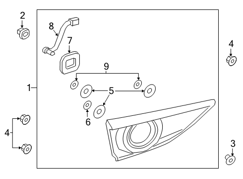 2025 Mazda 3 Backup Lamps