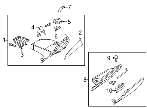 2012 Mazda 3 Glove Box