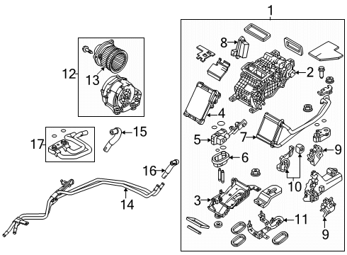 2024 Mazda CX-90 A/C Evaporator