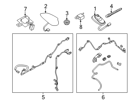 2018 Mazda 3 Antenna Diagram for TK78-66-930-E4