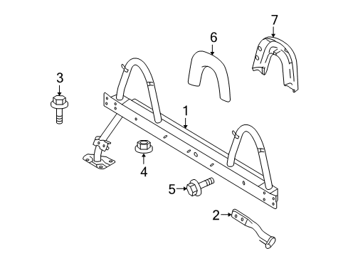 2009 Mazda MX-5 Miata Roll Bar Diagram