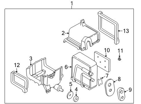 1998 Mazda 626 Air Conditioner Diagram