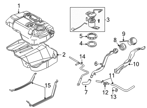 2005 Mazda Tribute Fuel Pump Controller Diagram for ZZC0-18-940