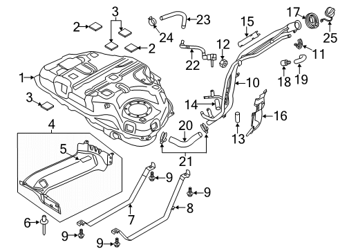 2017 Mazda CX-5 Fuel Supply Diagram