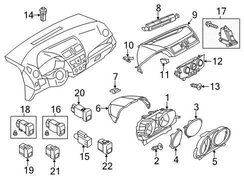 2012 Mazda 5 Switches Diagram
