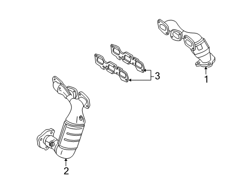 2002 Mazda MPV Exhaust Manifold Diagram