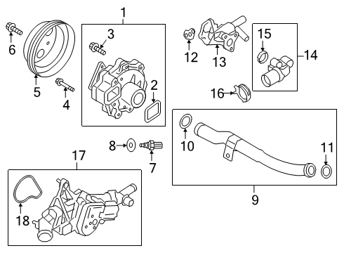 2019 Mazda CX-3 Water Pump Diagram