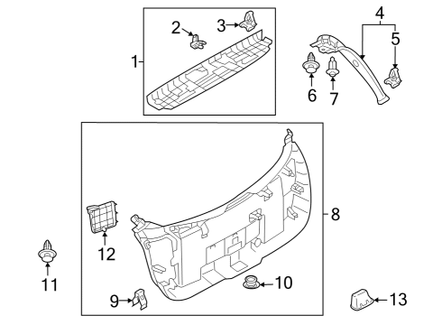2024 Mazda CX-30 Interior Trim - Lift Gate