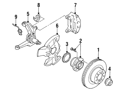 1993 Mazda RX-7 Anti-Lock Brakes Diagram