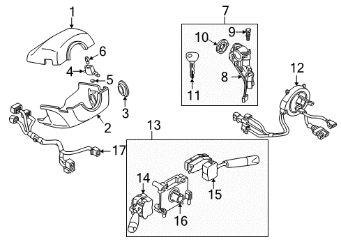 1998 Mazda 626 Switches Diagram