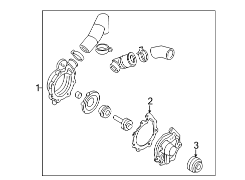 2003 Mazda MPV Water Pump Diagram