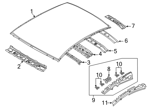 2025 Mazda 3 Roof & Components