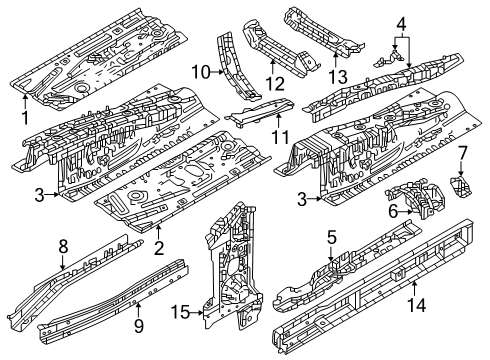 2024 Mazda CX-90 Floor & Rails