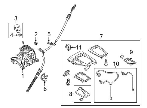 2015 Mazda 3 Front Console Diagram