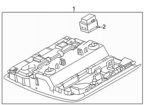 2024 Mazda CX-30 Overhead Console