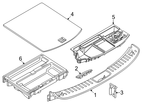 2025 Mazda CX-70 Interior Trim - Rear Body