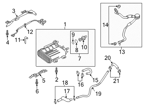 2014 Mazda CX-5 Emission Components Diagram