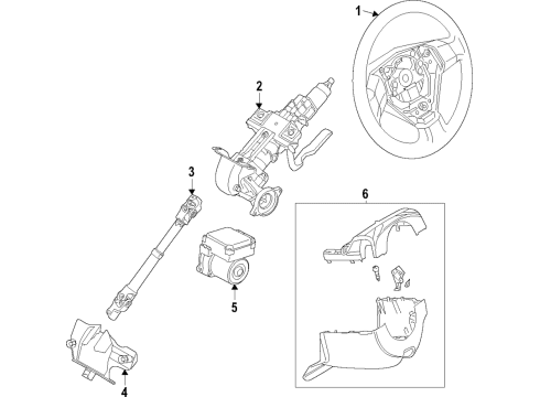 2024 Mazda CX-30 Steering Column