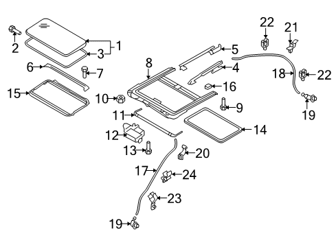 2009 Mazda 6 Sunroof Diagram