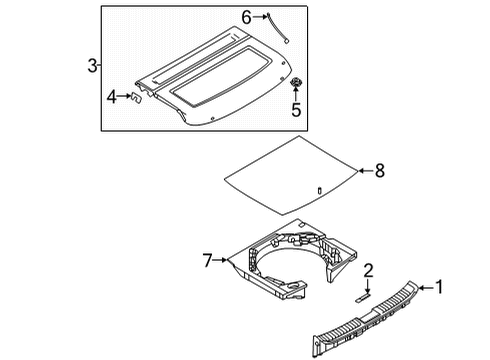 2024 Mazda CX-30 Interior Trim - Rear Body