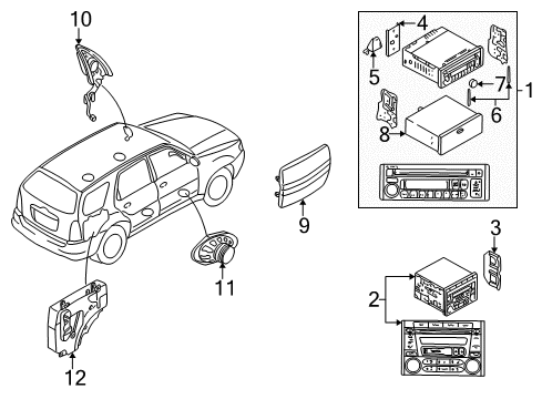 2001 Mazda Tribute Sound System