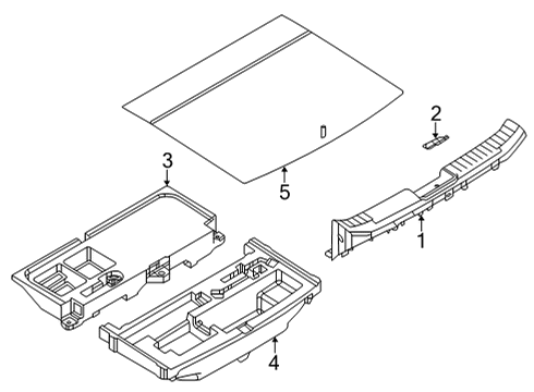 2022 Mazda MX-30 EV Interior Trim - Rear Body