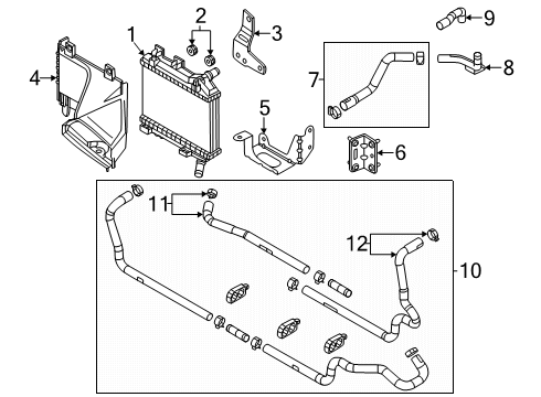 2024 Mazda CX-90 Radiator & Components