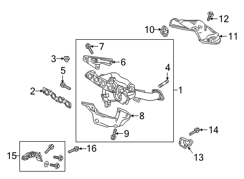 2020 Mazda 6 Exhaust Manifold Diagram