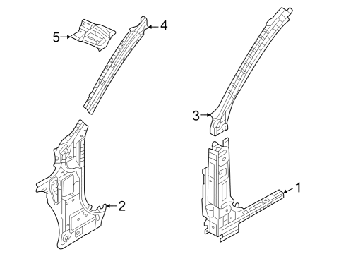 2024 Mazda CX-30 Hinge Pillar