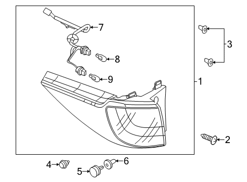 2012 Mazda 5 Tail Lamps Diagram