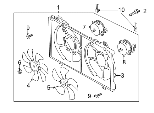 2020 Mazda 6 Cooling Fan Diagram
