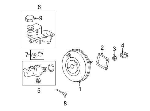 2009 Mazda 6 Reservoir Tank Diagram for GP7A-43-550A