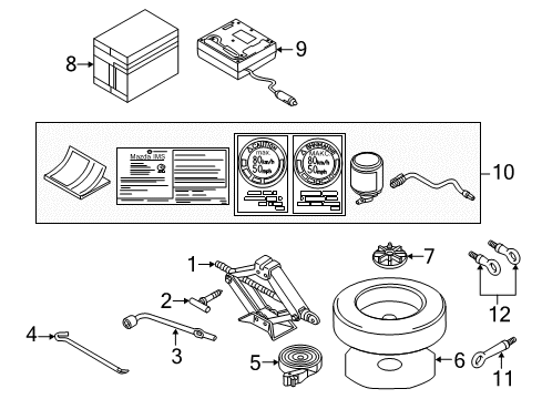 2016 Mazda 6 Belt Diagram for GJR9-37-A11