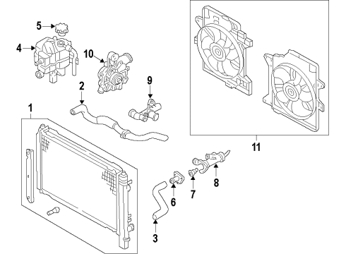2010 Mazda Tribute Cooling Fan Diagram
