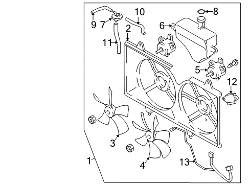 2006 Mazda 6 Cooling Fan Diagram 2