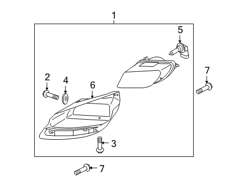 2011 Mazda CX-9 Fog Lamps Diagram