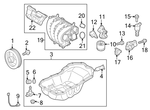 2024 Mazda 3 Engine Parts Diagram