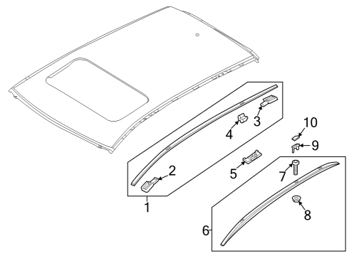 2024 Mazda CX-30 Exterior Trim - Roof