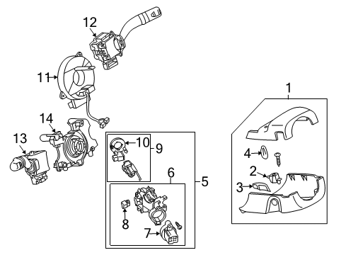 2007 Mazda 6 Switches Diagram