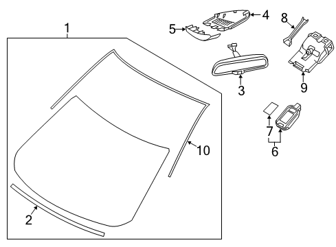 2023 Mazda CX-5 Wipers Diagram