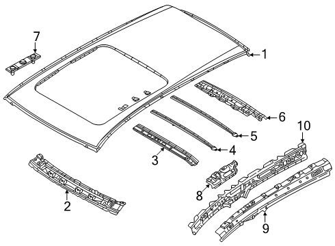 2024 Mazda CX-90 Roof & Components
