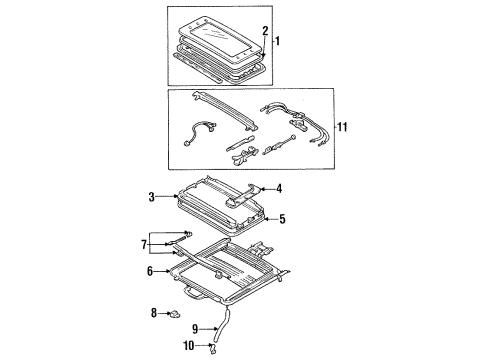 1995 Mazda Protege Sunroof Diagram