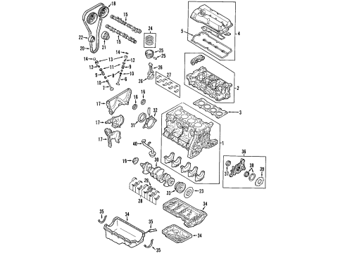 2003 Mazda Protege Camshaft & Timing Diagram